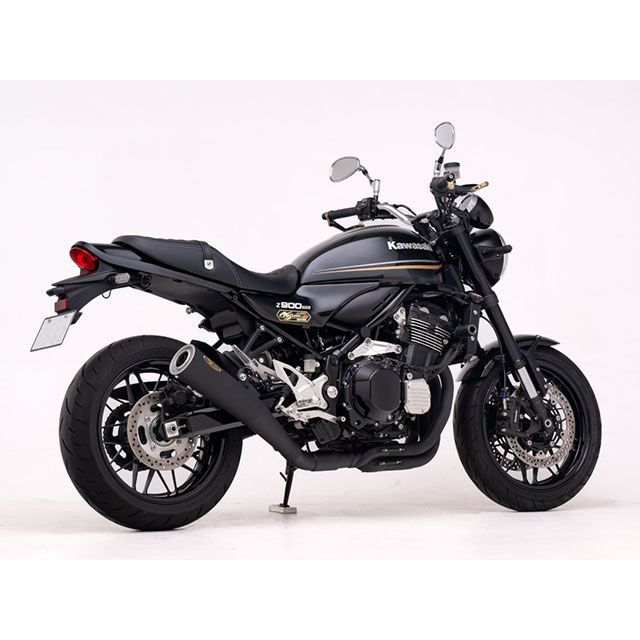 ノジマ Z900RS 機械曲げ SUS フルエキゾースト 4-1 耐熱黒塗装メガホン サイレンサー NOJIMA バイクの通販は 99,648円