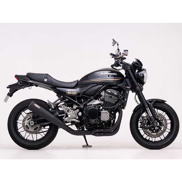 ノジマ Z900RS 機械曲げ SUS フルエキゾースト 4-1 耐熱黒塗装メガホン サイレンサー NOJIMA_1