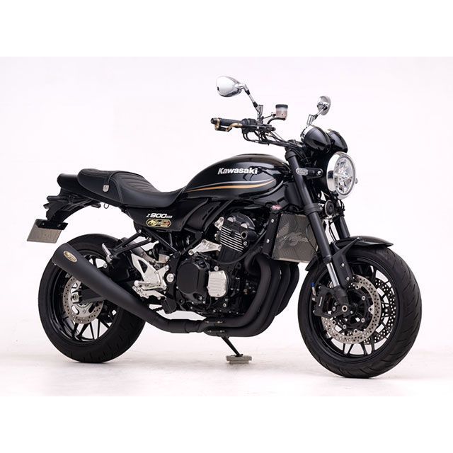 ノジマ Z900RS 機械曲げ SUS フルエキゾースト 4-1 耐熱黒塗装メガホン サイレンサー NOJIMA_2