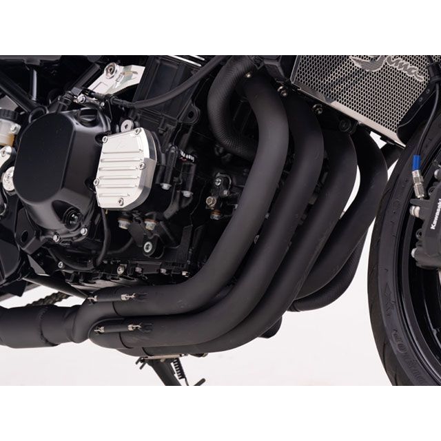 ノジマ Z900RS 機械曲げ SUS フルエキゾースト 4-1 耐熱黒塗装メガホン サイレンサー NOJIMA_3