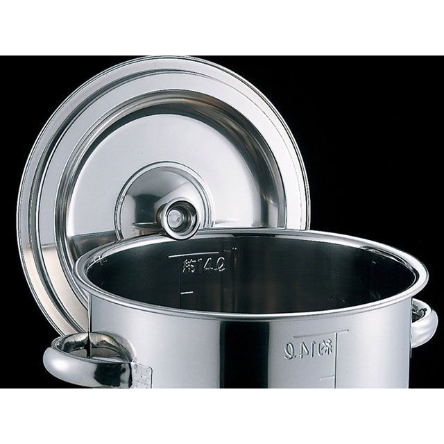 赤川器物製作所 11842 モリブデン 目盛付 寸胴鍋 42cm 取手付き akagawa 日用品の通販は