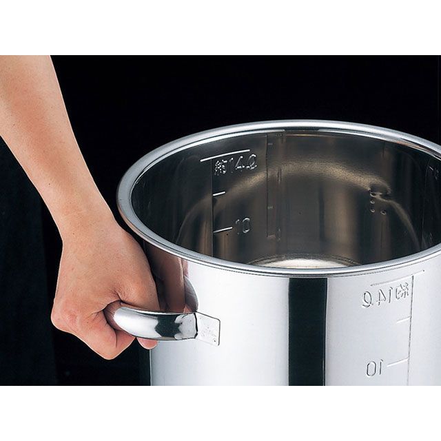 赤川器物製作所 11842 モリブデン 目盛付 寸胴鍋 42cm 取手付き akagawa 日用品の通販は