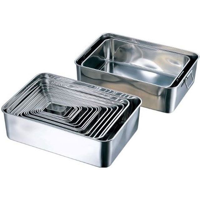 赤川器物製作所 44016-1 18-8 深型組バット 16号（手付） akagawa