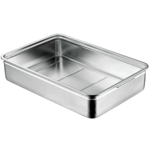 赤川器物製作所 22706-1 18-8 サニタリー番重バット取手一体成型 特大 12cm akagawa 日用品の通販は 10,926円