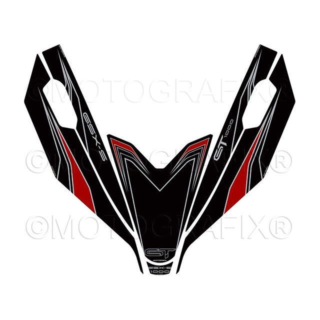モトグラフィックス GSX-S1000GT ボディパッド フロントパッド MOTOGRAFIX