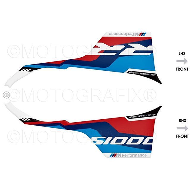 モトグラフィックス S1000RR M Motorsport Edition ボディパッド リアパッド MOTOGRAFIX