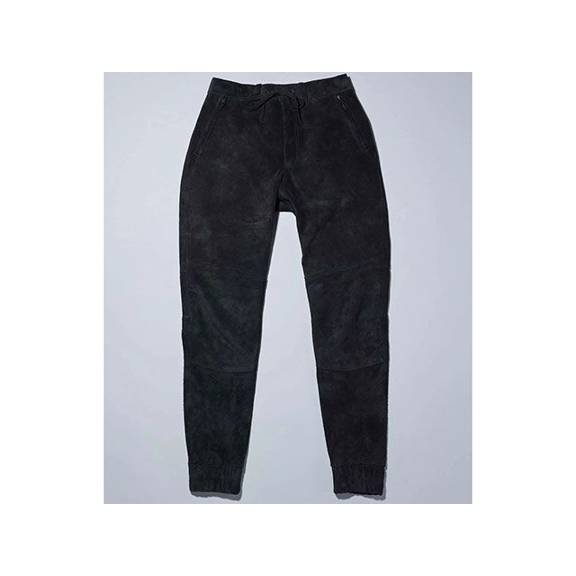 カドヤ 2024-2025秋冬モデル K’S LEATHER＆K’S PRODUCT LEATHER JOGGER-Lady（スウェードブラック） …