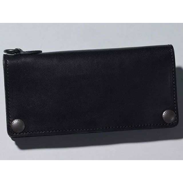 カドヤ K’S LEATHER＆K’S PRODUCT SADDLE LONG WALLET（ブラック） KADOYA 日用品の通販は