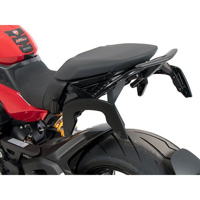 ヘプコ＆ベッカー Diavel V4 サイドソフトケースホルダー「C-Bow」（ブラック） HEPCO＆BECKER