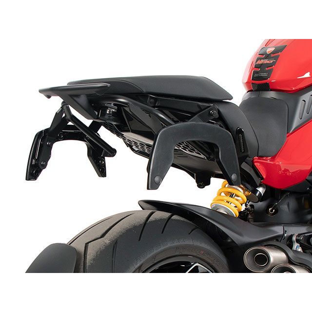 ヘプコ＆ベッカー Diavel V4 サイドソフトケースホルダー「C-Bow」（ブラック） HEPCO＆BECKER_1