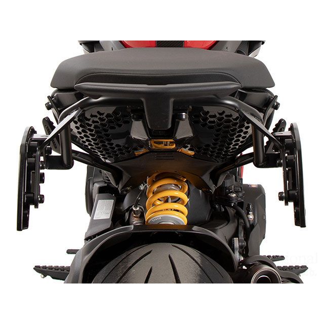 ヘプコ＆ベッカー Diavel V4 サイドソフトケースホルダー「C-Bow」（ブラック） HEPCO＆BECKER_2