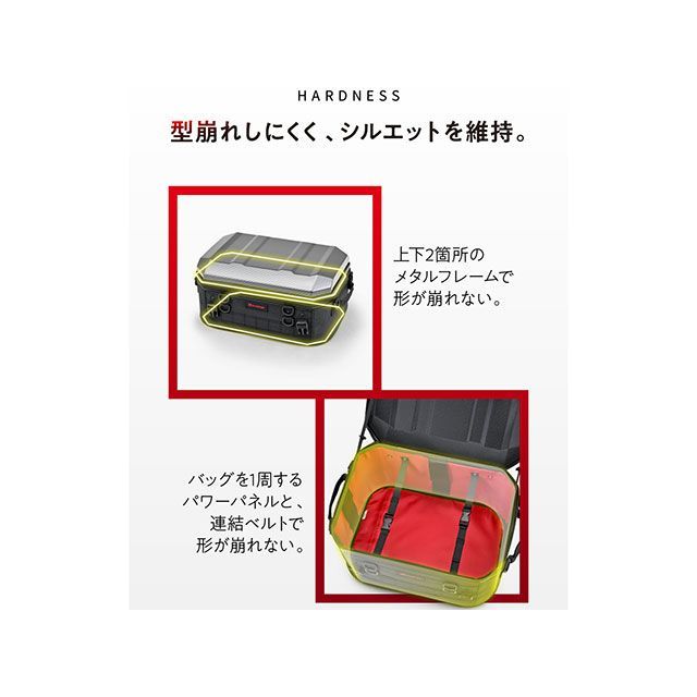 ヘンリービギンズ DH-773 シェルシートバッグ25（カーボン） HenlyBegins_3