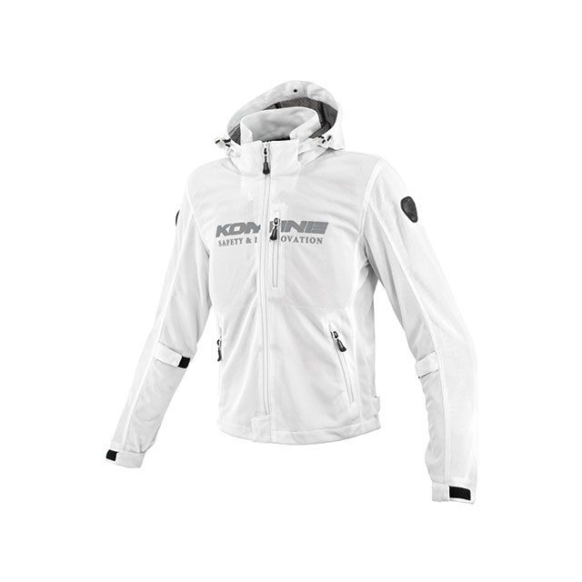 コミネ 2025春夏モデル JK-176 エニグマライト メッシュパーカ（KOMINE シルバー） サイズ WL KOMINE