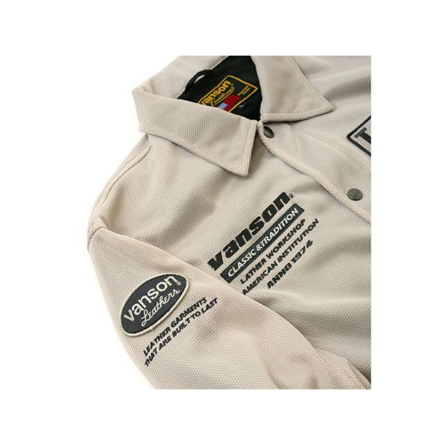 vanson メッシュコーチジャケット アイボリーMサイズ