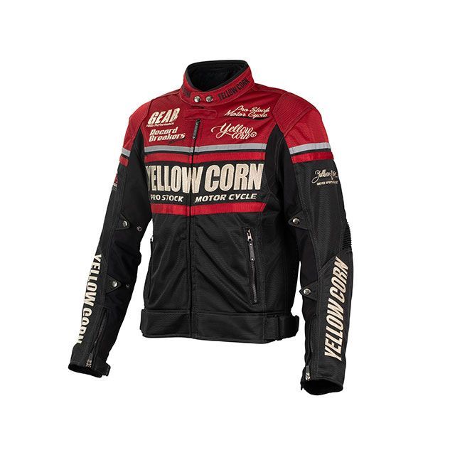 イエローコーン 2025春夏モデル BB-5104 ジャケット（レッド） サイズ