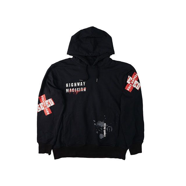 イエローコーン YELLOW CORN SEED SH-008 フーディー（ブラック） サイズ M YeLLOW CORN