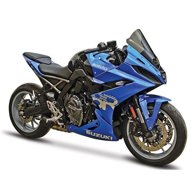 ゼログラビティ GSX-8R スクリーン ダブルバブル（スモーク