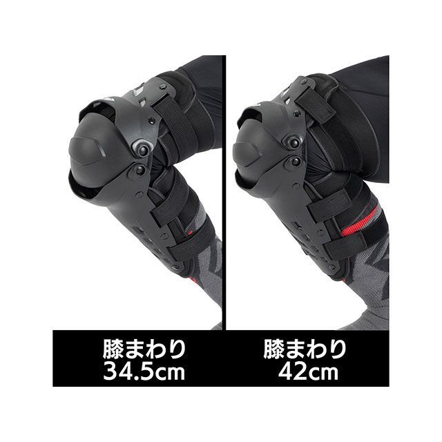 ディーエフジー ニーシンガード アーマックスPRO（ブラック） DFG バイク