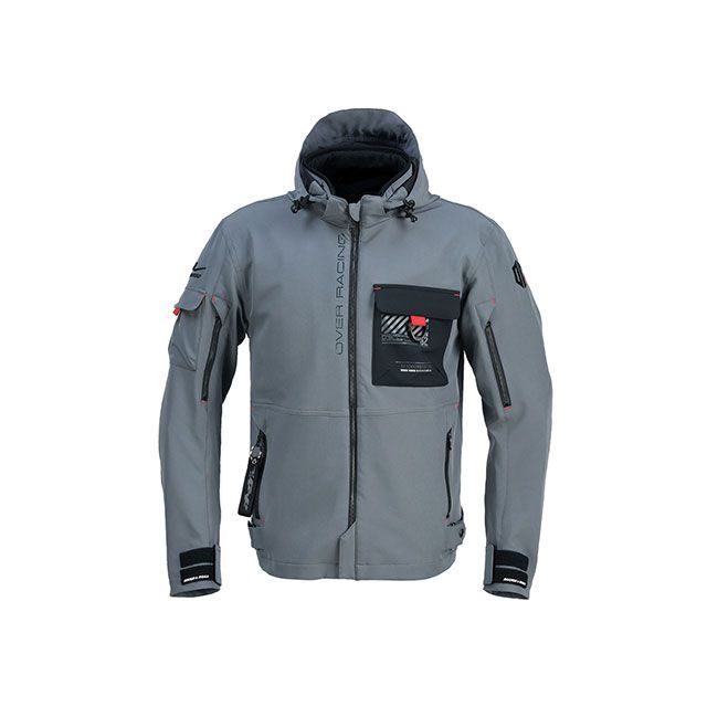 オーバーレーシング エアスルーソフトシェルパーカーFP OVER