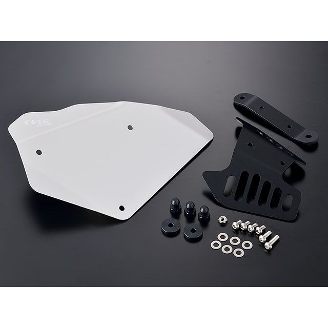 オーバーレーシング Monkey125 サイドカバー Type2 L（シルバー） OVER RACING