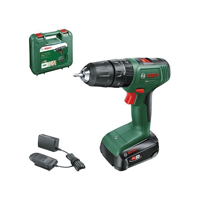 ボッシュ EID118 18V コードレス振動ドリル バッテリー1.5Ah・充電器・ケース・ビット付 BOSCH