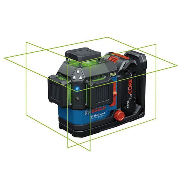 ボッシュ GLL18V-120-33CG レーザー墨出し器 グリーンレーザー 防水・防塵IP65規格 BOSCH