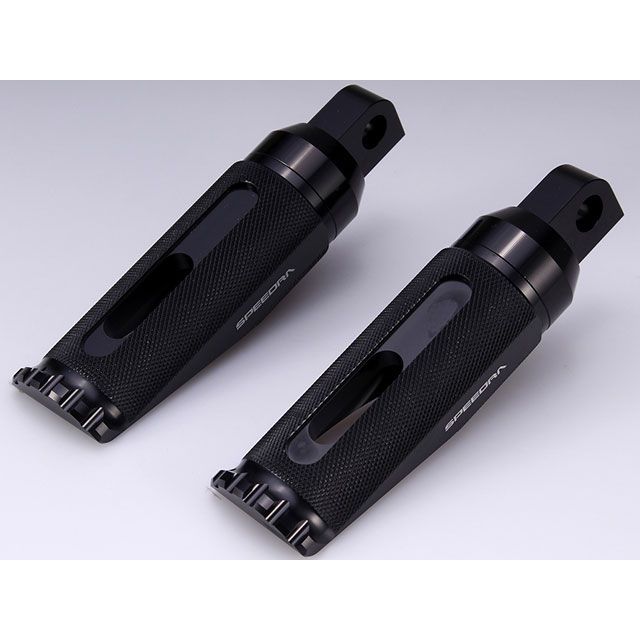 SPEEDRA FLHX ストリートグライド FLTRX ロードグライド アルミ削り出し パッセンジャーフットペグ カラー ブラック SPEEDRA