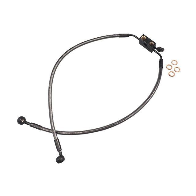 マグナム BP ABSダブルブレーキラインキット ロワー M8ソフテイル ＋2 MAGNUM バイク