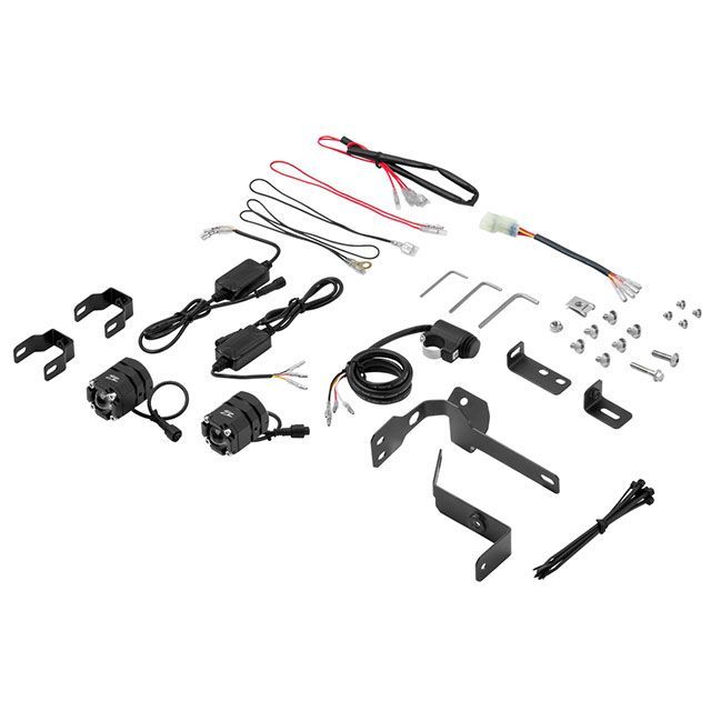 ジータ CRF250L/RALLY LEDフォグライト（ブラック） ZETA バイク