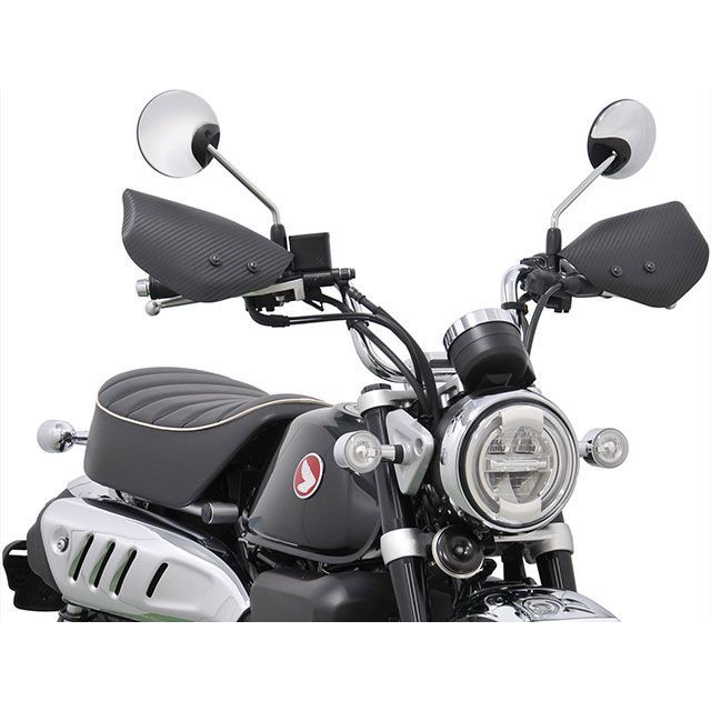 旭風防 モンキー125 ナックルバイザー（ブラック） AF バイクの