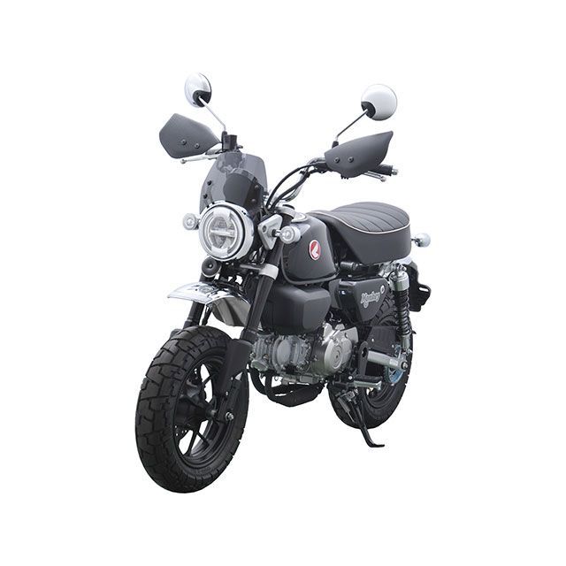 モンキー125 旭風防 楽天市場】旭精器 旭風防 AF ミドルスクリーン モンキー125(2BJ