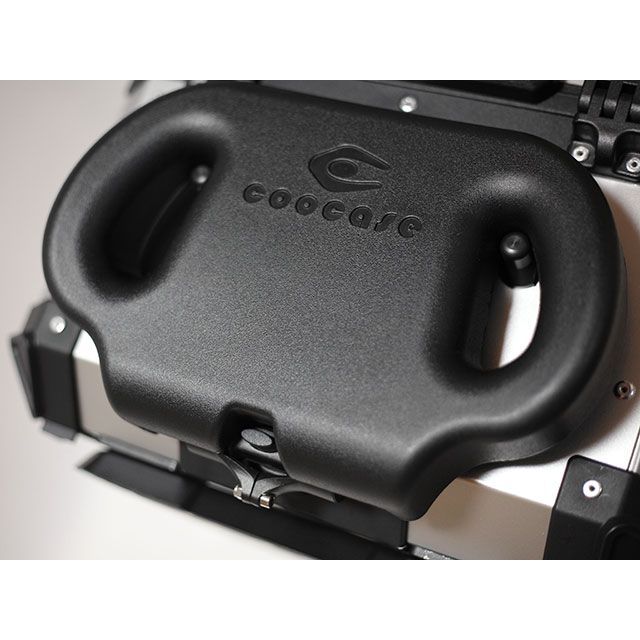 クーケース リア アルミ トップケース  Q1/45L アジャスタブルバックレスト標準装備 サイドオープンタイプ（シルバー） COOCASE_4
