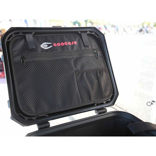 クーケース リア アルミ トップケース  Q5/55L アジャスタブルバックレスト標準装備（ブラック） COOCASE_13