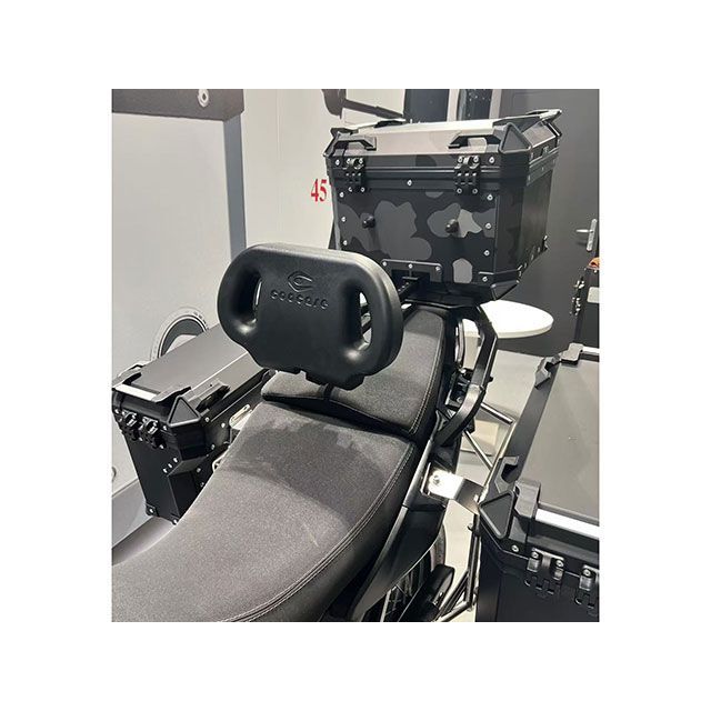 クーケース リア アルミ トップケース  Q5/55L アジャスタブルバックレスト標準装備（ブラック） COOCASE_4