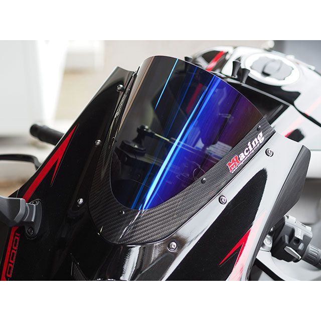 マジカルレーシング ZX10R カーボントリムスクリーン 材質 平織りカーボン製・クリア Magical Racing
