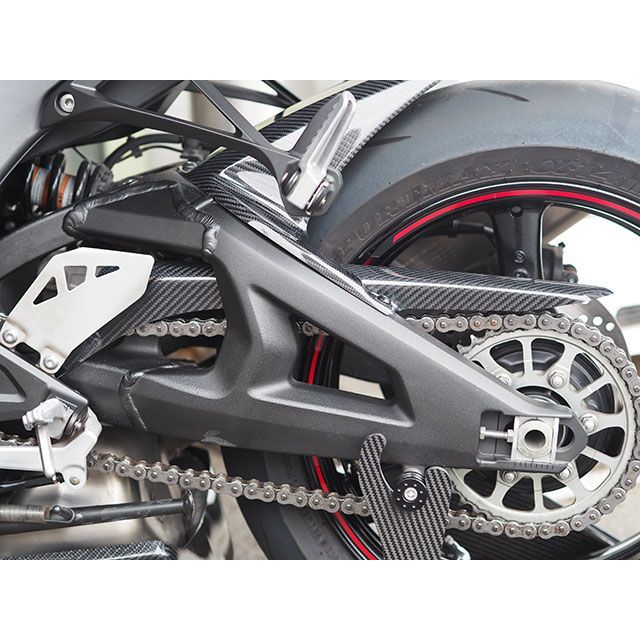 マジカルレーシング ZX10R チェーンガード 材質 綾織りカーボン製