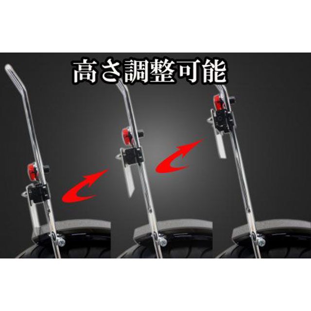 ガレージT&F 汎用 シーシーバー用ナンバーブラケットKIT＆DUO