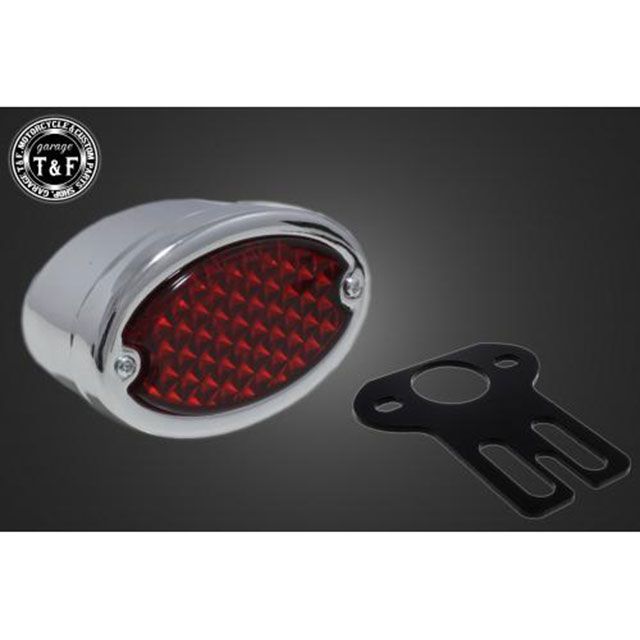 ガレージT&F 汎用 シーシーバー用ナンバーブラケットKIT＆ミディアム