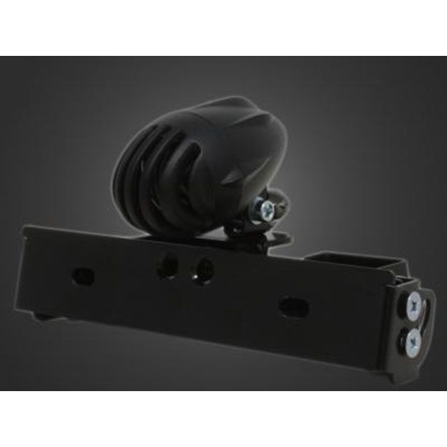 ガレージT&F 汎用 シーシーバー用ナンバーブラケットKIT＆アンティークバードゲージテールランプ（ブラック） サイズ φ15（15mm）専用 T&F