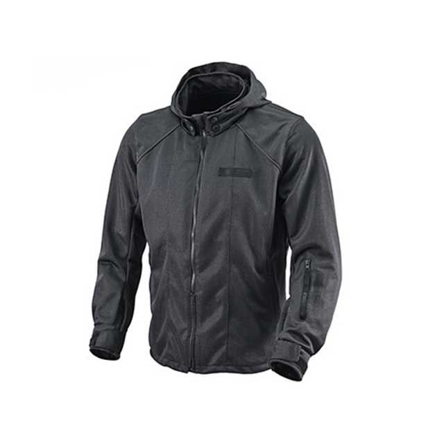 デイトナ DJ-025 ライトウェイトフルメッシュパーカー（ブラック） サイズ S DAYTONA