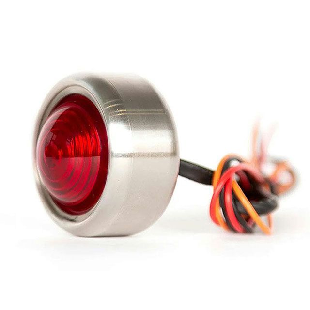 Prism Supply ハーレー用 Prism Supply ウェルドオンフラットテールライト ステンレス Prism Supply