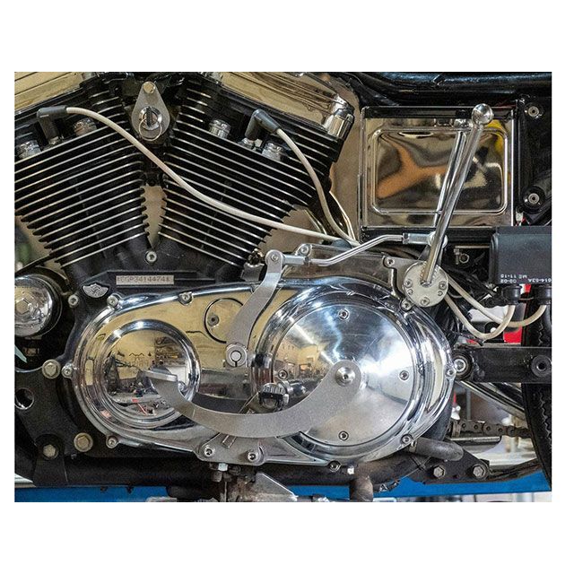 Prism Supply XLスポーツスター フットクラッチキット ダービーカバー 94-03yXL（タンブル） Prism Supply_4