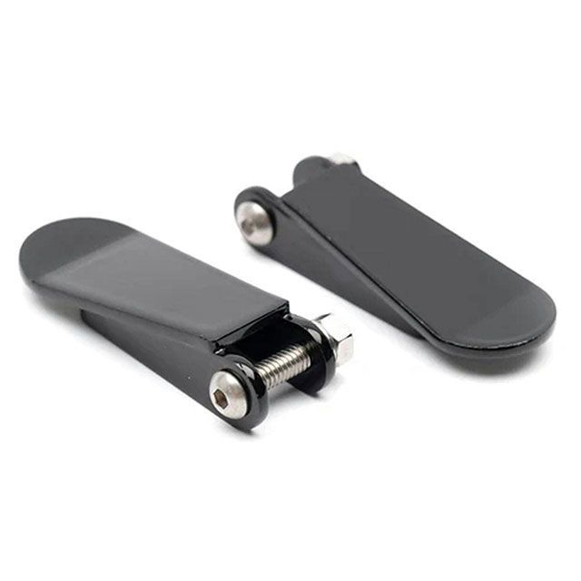 Prism Supply 取り付け部が直径5/8インチ Prism Supply ミニスプーンフットペグ（グロスブラック） Prism Supply