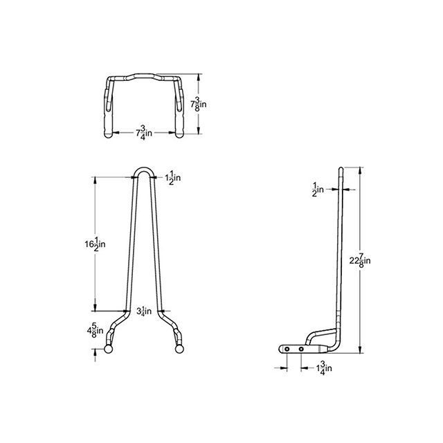 Prism Supply XLスポーツスター シーシーバー ロング 86-93y XL
