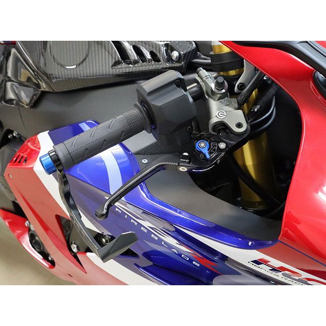 SPEEDRA CBR1000RR-R CBR1000RR-R SP アジャストレバー 3D可倒式（レバー本体：ブラック） アジャスター ブルー S…_1