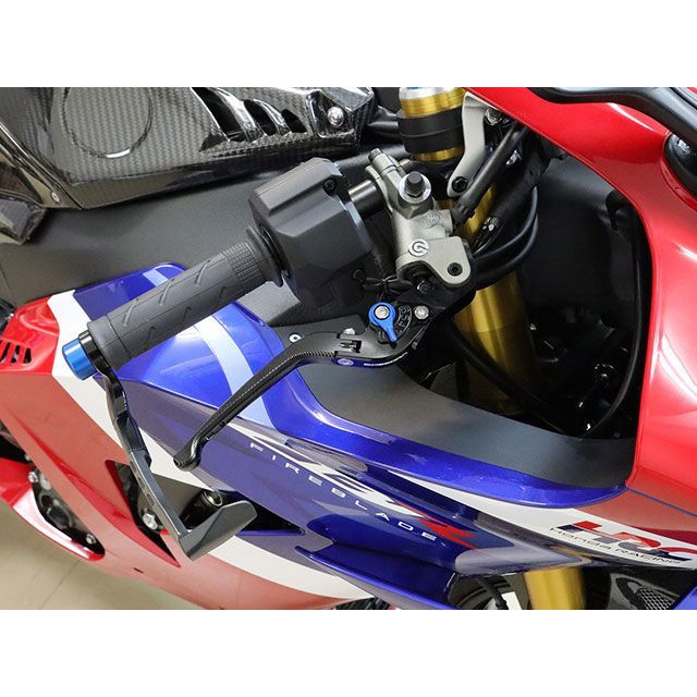 SPEEDRA CBR1000RR-R CBR1000RR-R SP アジャストレバー 3D可倒式（レバー本体：ブラック） アジャスター ブルー S…_2