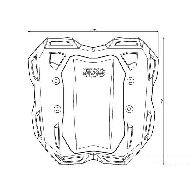 ヘプコ＆ベッカー T-Max 560 T-Max 560 Tech Max リアキャリア Smartrack/スマートラック（ブラック） HEPCO…_4