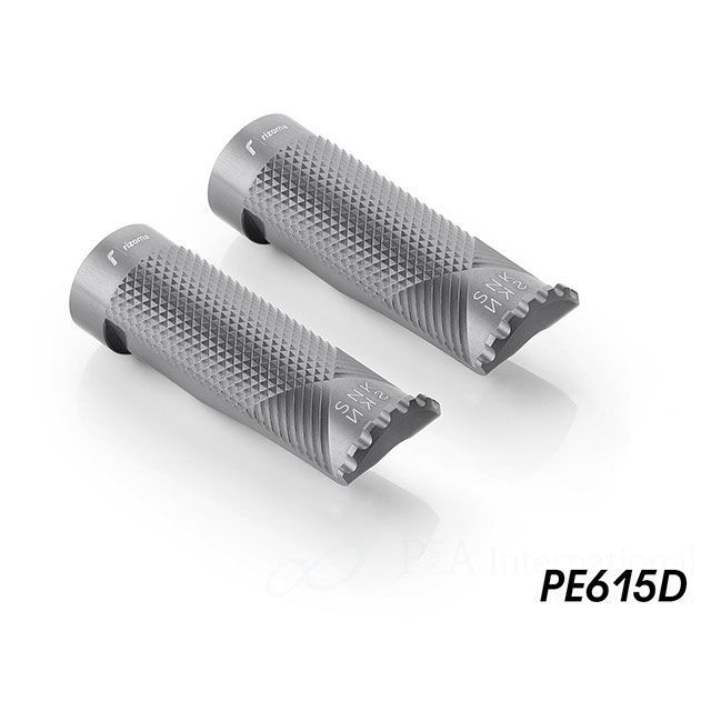 リゾマ フットレストペグ「Snake」（ダークグレイ） RIZOMA バイク