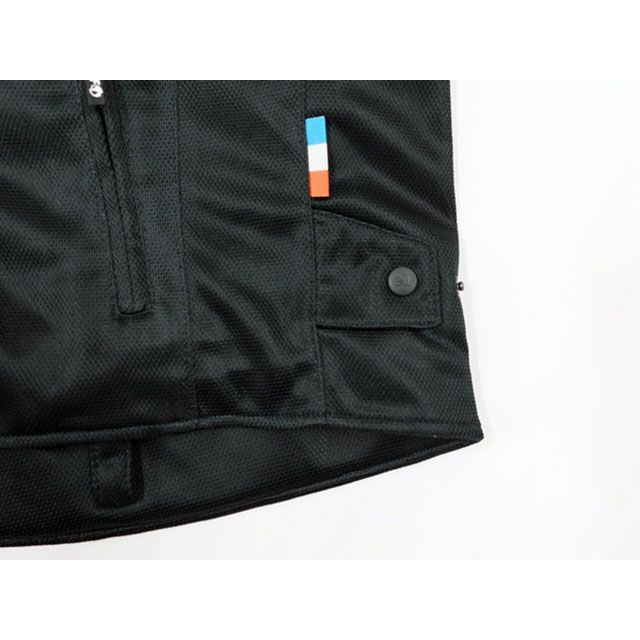 エルフ 2025春夏モデル EJ-S121 エオリアメッシュジャケット（ブラック＆イエロー） サイズ S elf