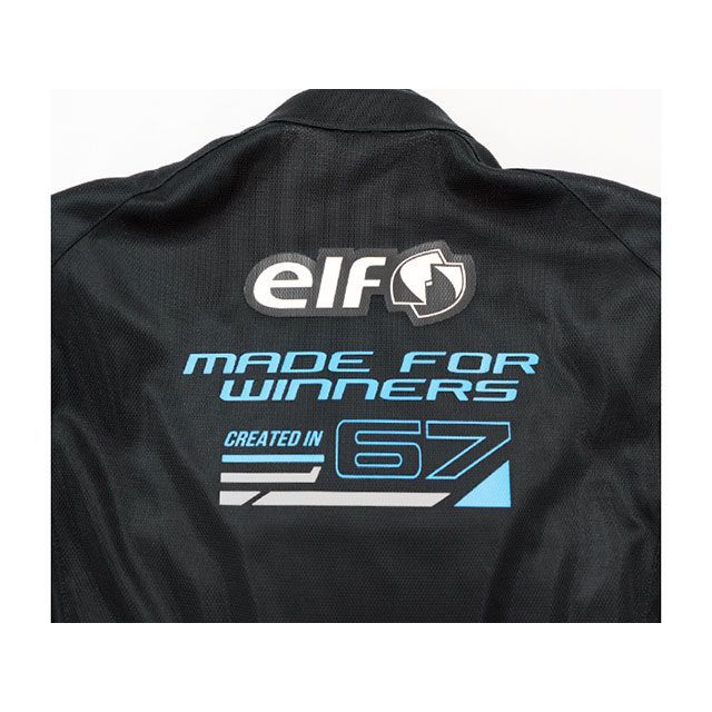 エルフ 2025春夏モデル EJ-S121 エオリアメッシュジャケット（ブラック＆イエロー） サイズ S elf